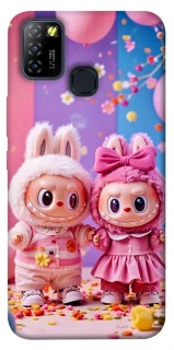 Чехол на Infinix Hot 10 Lite Labubu twins ver.2 фото 1 из 1