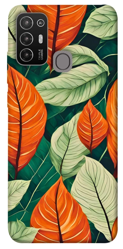 Чохол на ZTE Blade A52 Leaves фото 1 з 1