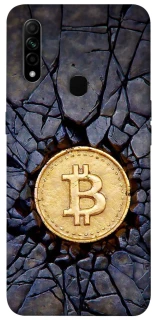 Чехол на Oppo A31 Bitcoin cracks фото 1 из 1