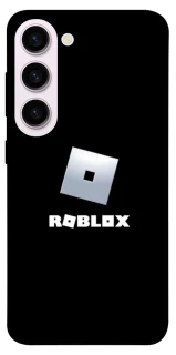 Чехол на Samsung Galaxy S23+ Roblox logo black фото 1 из 1