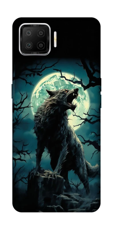 Чохол на Oppo A73 (2017) Вовк під місяцем фото 1 з 1