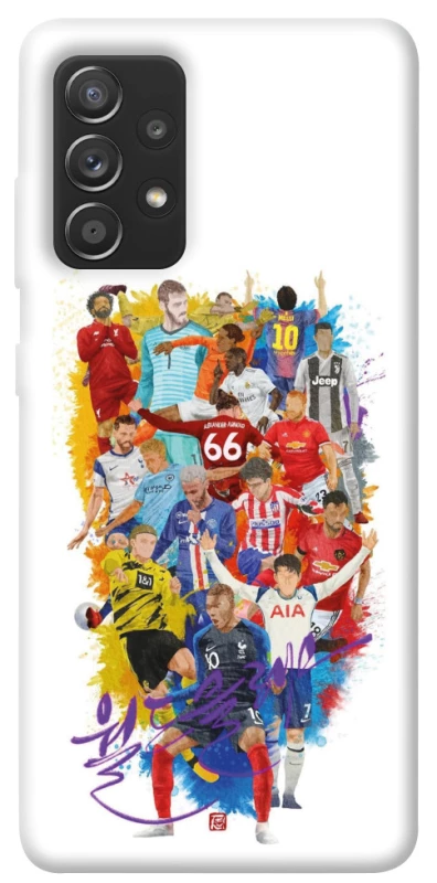 Чехол на Samsung Galaxy A72 4G / A72 5G Football Abstract v2 фото 1 из 1