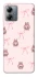 Чохол на Motorola Moto G14 Pink bows and Labubus фото 1 з 1