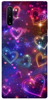 Чохол на Samsung Galaxy Note 10 Plus Drawn hearts фото 1 з 1