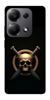 Чохол на Xiaomi Redmi Note 13 Pro 4G Golden Skull фото 1 з 1