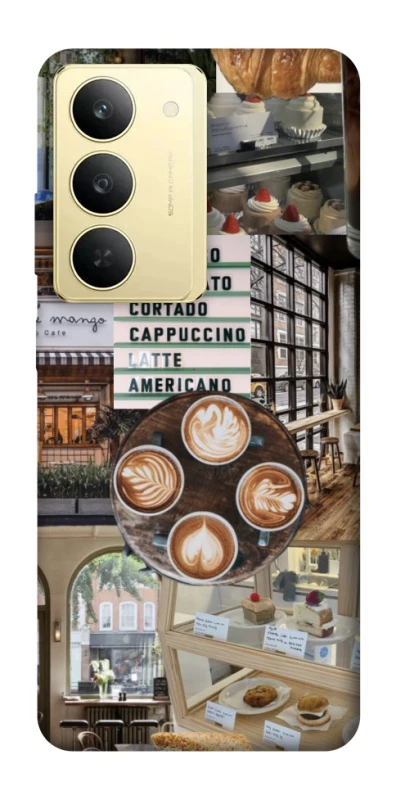 Чохол на Realme 14x Coffee collage ver.5 фото 1 з 1