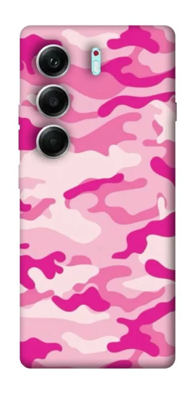 Чехол на Tecno Camon 40 Pro 5G camouflage pink фото 1 из 1