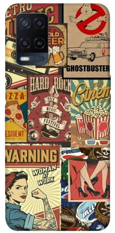 Чохол на Oppo A54 4G Retro collage ver.2 фото 1 з 1
