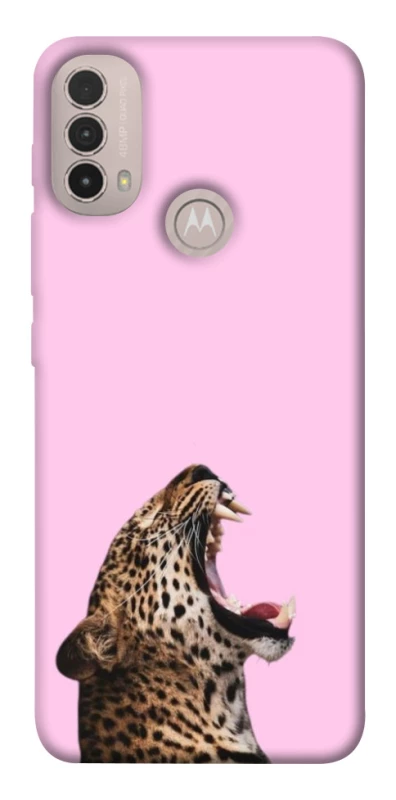 Чохол на Motorola Moto E40 Leopard Meow фото 1 з 1
