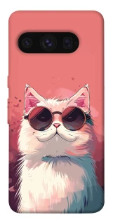 Чохол на Google Pixel 8 Pro Сat with glasses фото 1 з 1