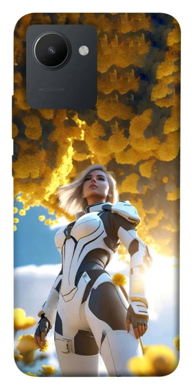 Чохол на Realme C30s Cyber space girl ver.3 фото 1 з 1