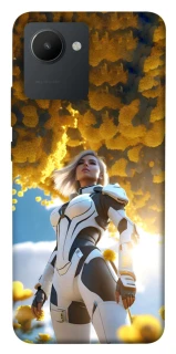 Чохол на Realme C30s Cyber space girl ver.3 фото 1 з 1