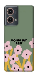 Чохол на Motorola Moto G85 Doing my best фото 1 з 1