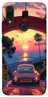 Чехол на Xiaomi Redmi 7 Porsche at sunset фото 1 из 1