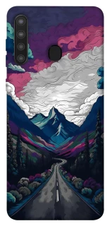 Чехол на Samsung Galaxy A21 Нарисованные горы фото 1 из 1