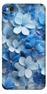 Чехол на Xiaomi Redmi 4a Синие цветы фото 1 из 1