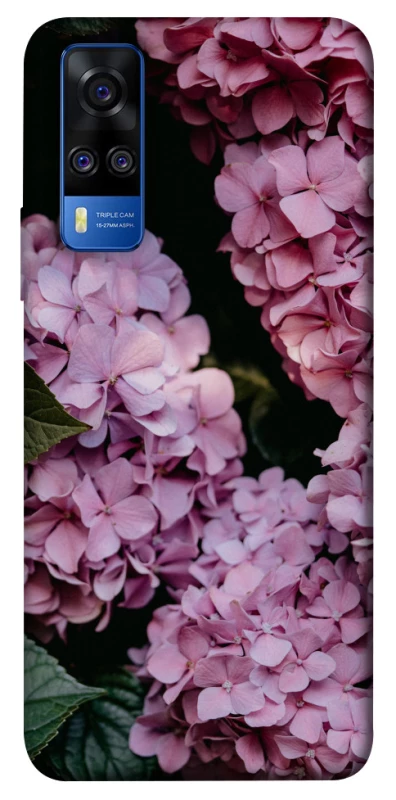 Чохол на Vivo Y51a Рожеві гартензії фото 1 з 1
