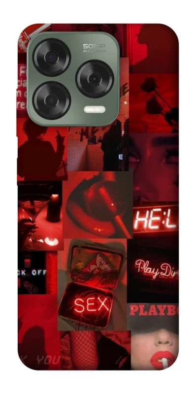 Чехол на ZTE Nubia V70 Design Love collage ver.3 фото 1 из 1