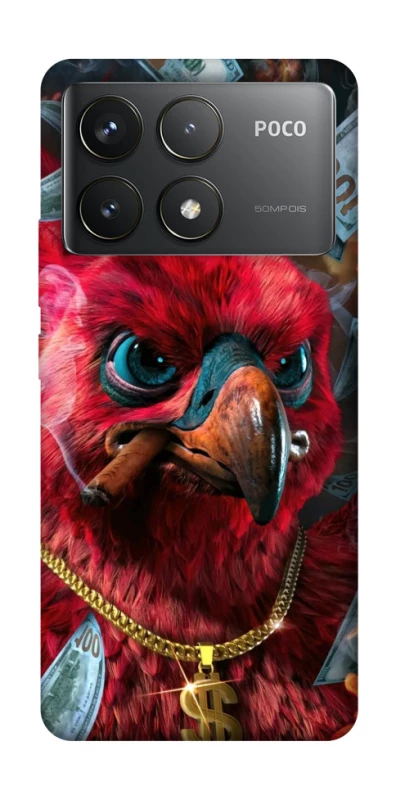 Чохол на Xiaomi Poco F6 Pro Папуга фото 1 з 1