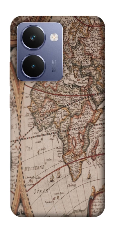 Чехол на Realme P3 Ultra Карта путешествий фото 1 из 1