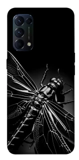 Чехол на Oppo Reno 5 4G Black dragonfly фото 1 из 1