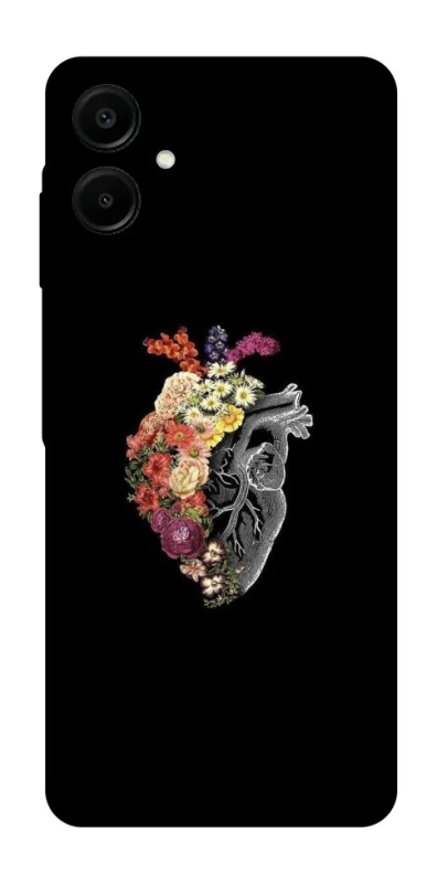 Чохол на Samsung Galaxy A07 Heart with flowers фото 1 з 1