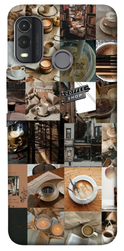Чохол на Nokia G11 Plus Coffee collage ver.3 фото 1 з 1