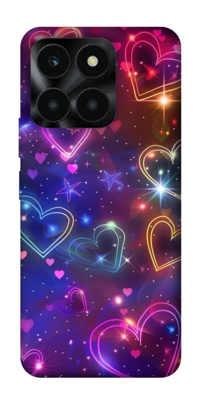 Чохол на Huawei Honor X6a Drawn hearts фото 1 з 1