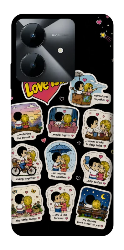 Чохол на Realme Note 60x Love is ver.4 фото 1 з 1