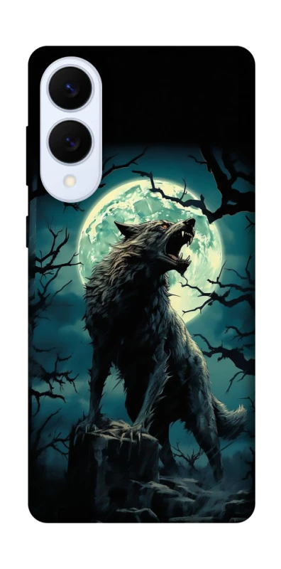 Чехол на Samsung Galaxy S25 Edge Волк под луной фото 1 из 1