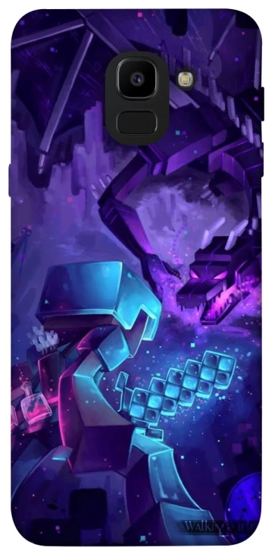 Чехол на Samsung J600F Galaxy J6 (2018) Minecraft dragon фото 1 из 1