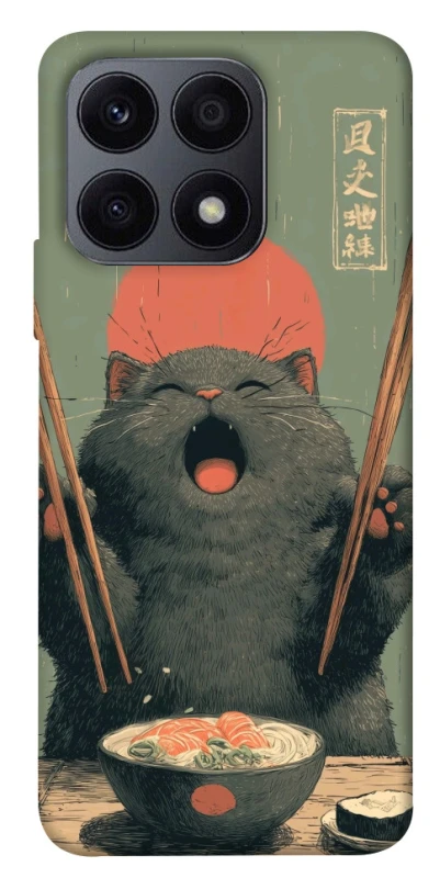 Чехол на Huawei Honor X8a Hungry Cat фото 1 из 1