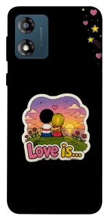 Чехол на Motorola Moto E13 Love is ver.5 фото 1 из 1