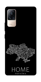 Чехол на Xiaomi Civi 6 Ukraine black map фото 1 из 1