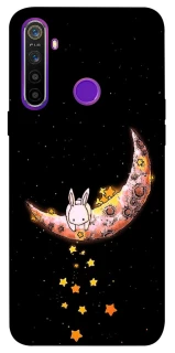 Чехол на Realme 5 Moon rabbit фото 1 из 1