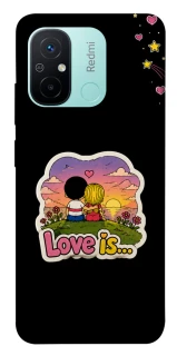 Чехол на Xiaomi Redmi 12C / Poco C55 Love is ver.5 фото 1 из 1