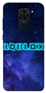 Чохол на Xiaomi Redmi Note 9 / Redmi 10X Roblox Space Logo Blue фото 1 з 1