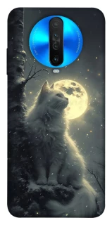 Чехол на Xiaomi Redmi K30 Кот под луной фото 1 из 1