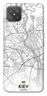 Чохол на Oppo A92s Kiev white map фото 1 з 1