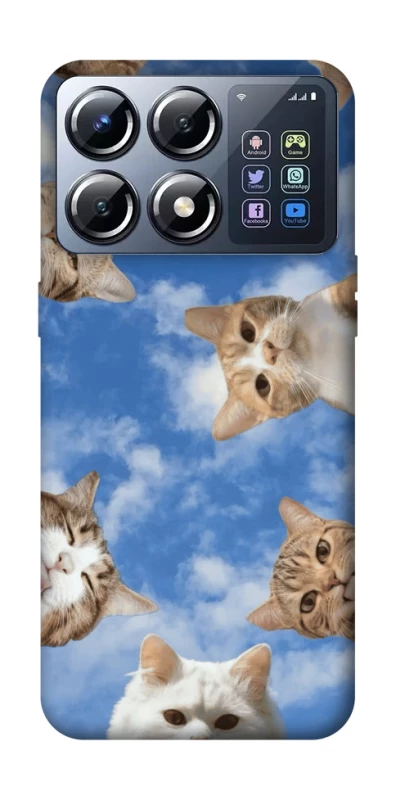 Чохол на Xiaomi POCO X8 Pro Сats фото 1 з 1