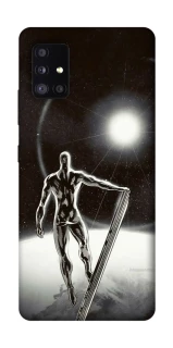 Чохол на Samsung Galaxy A51 5G Срібний серфер фото 1 з 1