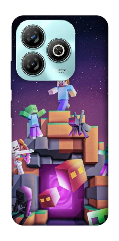Чохол на ZTE Blade A75 4G Minecraft aesthetics фото 1 з 1