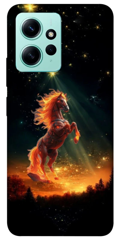 Чохол на Xiaomi Redmi Note 12 4G Red Fire Horse ver.2 фото 1 з 1