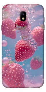 Чехол на Samsung J730 Galaxy J7 (2017) Клубника в воде фото 1 из 1
