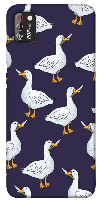 Чохол на TECNO POP 4 Pro Гуси з претензією фото 1 з 1