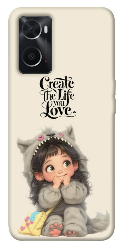 Чохол на Oppo A76 4G Create the life you love фото 1 з 1