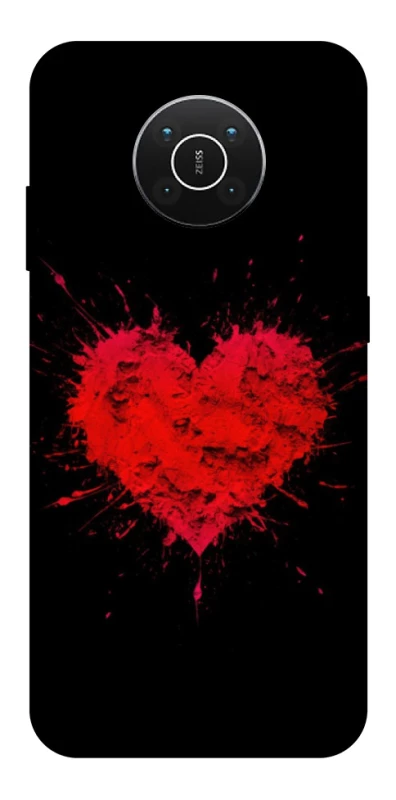 Чохол на Nokia X10 / X20 Splash heart фото 1 з 1