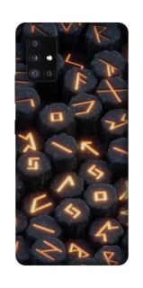 Чехол на Samsung Galaxy A51 5G Огненые руны фото 1 из 1