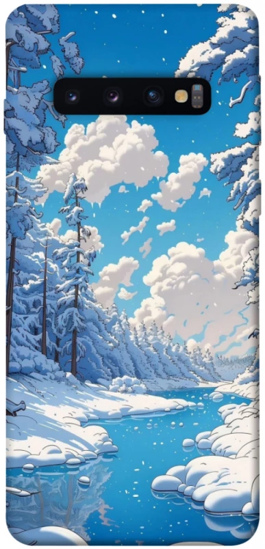 Чехол на Samsung Galaxy S10 Winter art фото 1 из 1