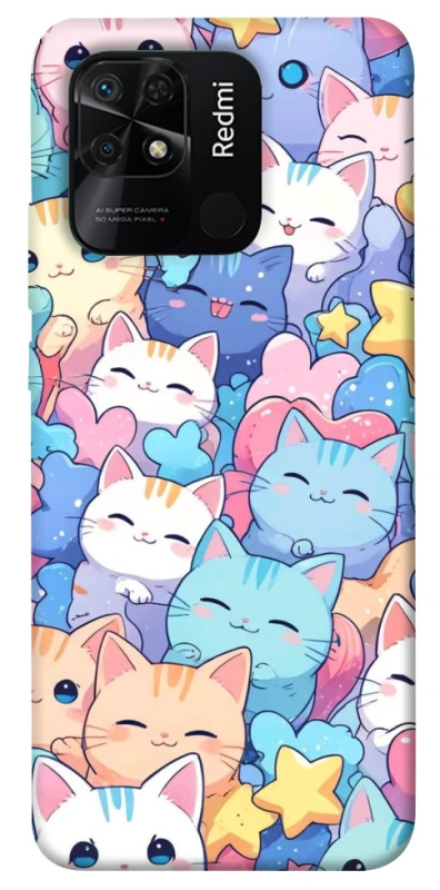 Чохол на Xiaomi Redmi 10C Funny Kittens ver.3 фото 1 з 1